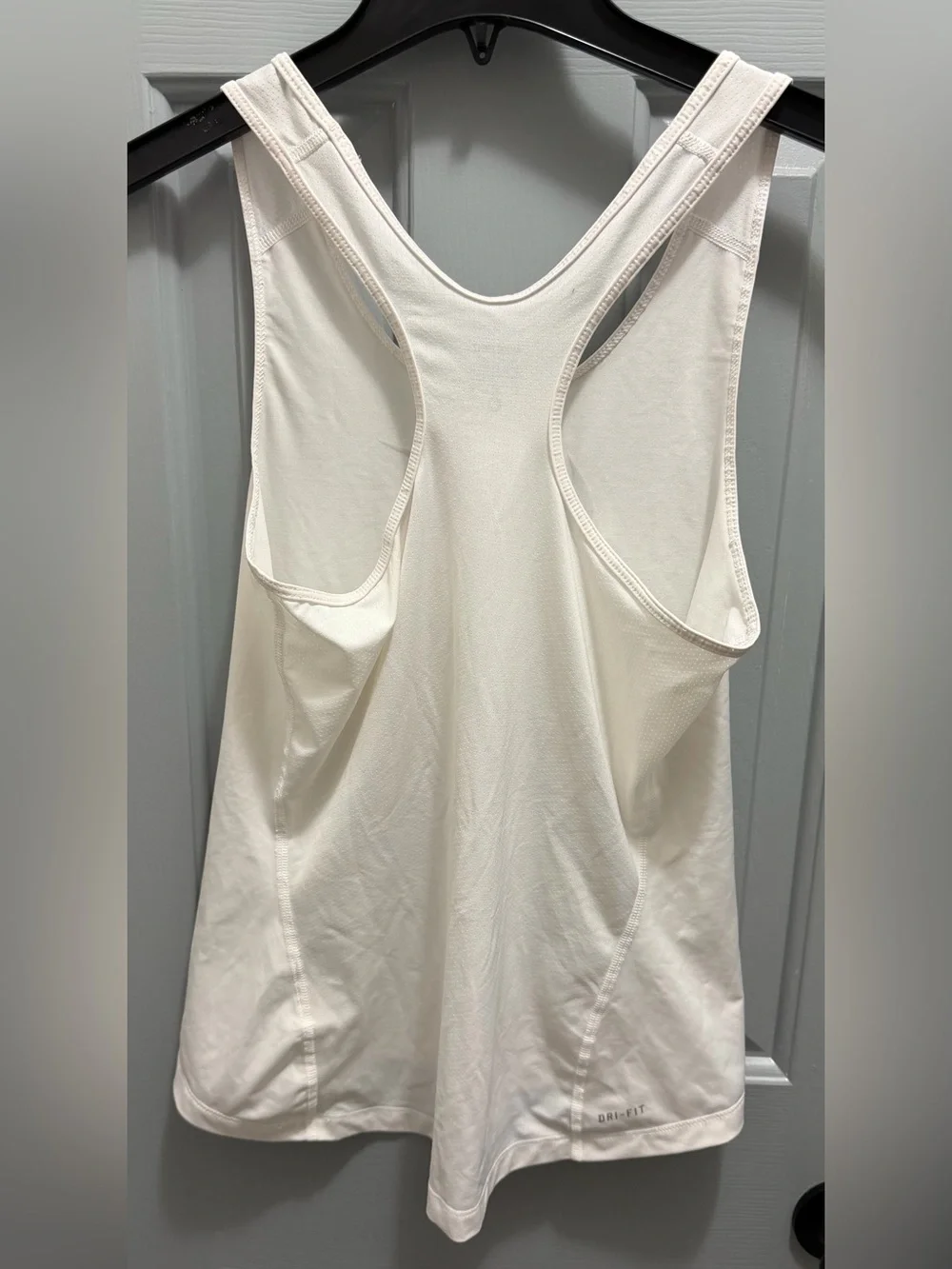 Nike White/Black Breathable Sports Tank Top Women's Size Medium
